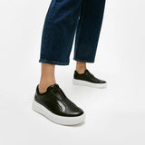 Fitflop RTG Leather Laceless Sneakers - Black