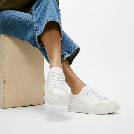 Fitflop White Rtg Leather/suede Sneakers – product image 5