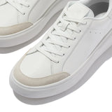 Fitflop White Rtg Leather/suede Sneakers – detail shot