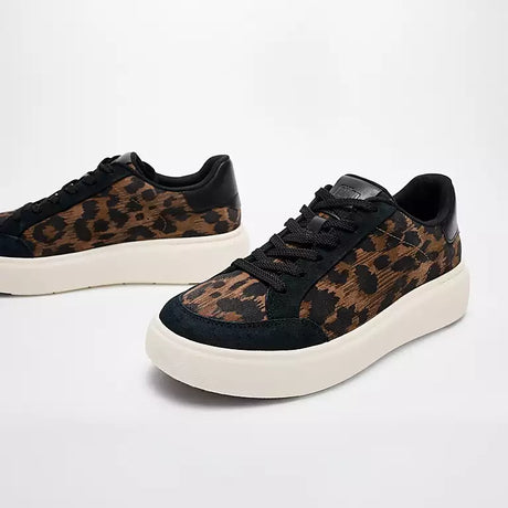 Fitflop RTG Suede Sneakers - Leopard
