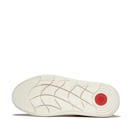 Fitflop RTG Metallic-Leather Trainers - Platino