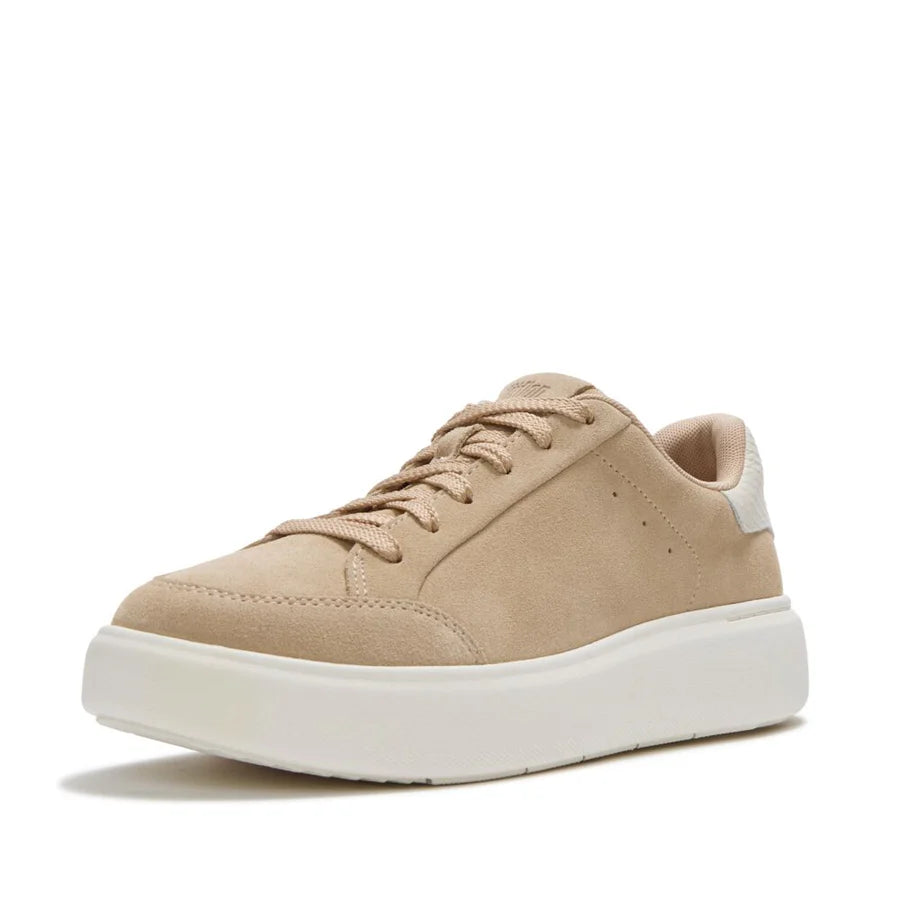 Fitflop RTG Suede Snake Lace-Up Sneakers -  Hazelnut