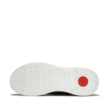 Fitflop SUPER-Q Knit Slip-On Laced Trainers - Black/Silver