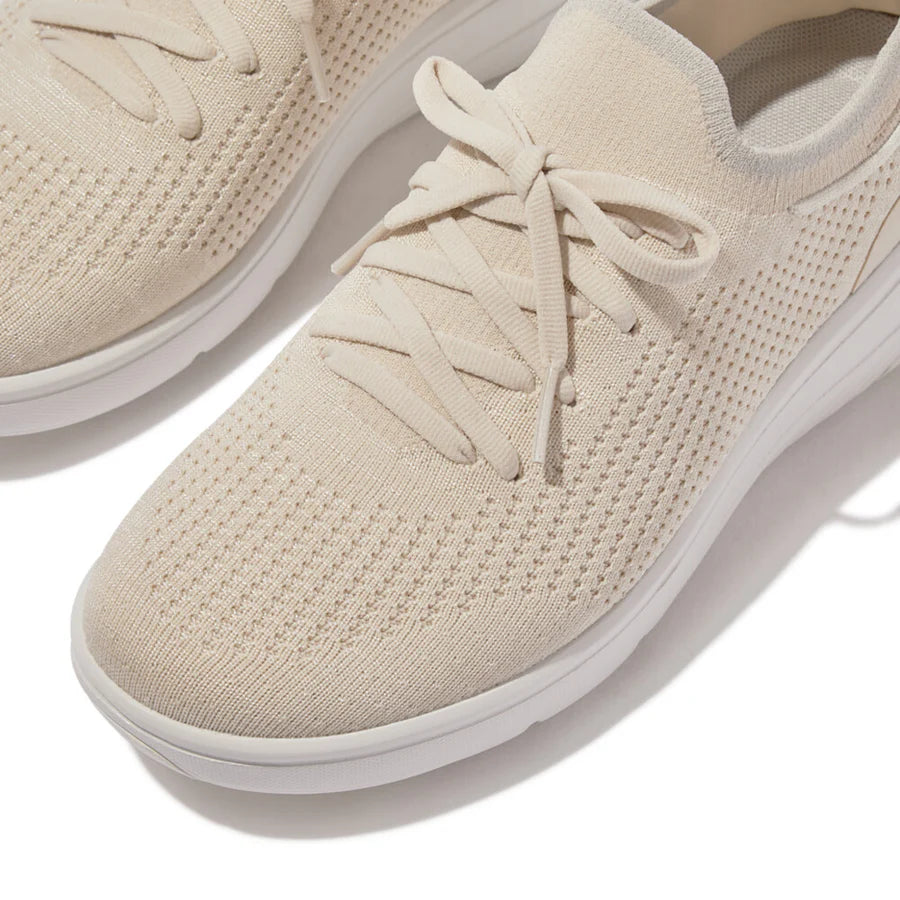 Fitflop beige SUPER-Q KNIT SLIP ON trainer