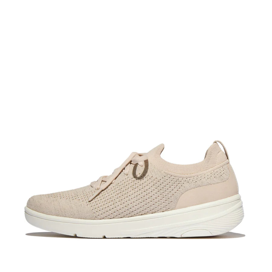 Fitflop beige/platino SUPER-Q KNIT SLIP ON trainer