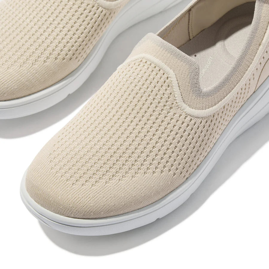 Fitflop Super-q Knit Slip-on Sneaker - Beige
