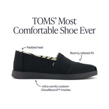 Toms Black Alpargata Plus Slip On – product image 5