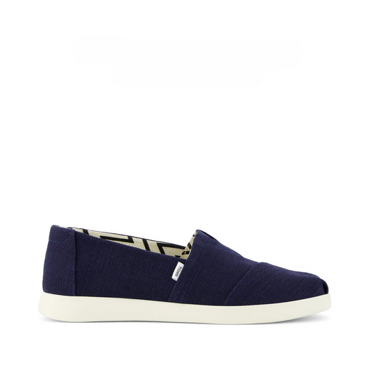 TOMS navy ALPARGATA PLUS slip on