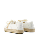 Toms White Carolina Lace-up – front view