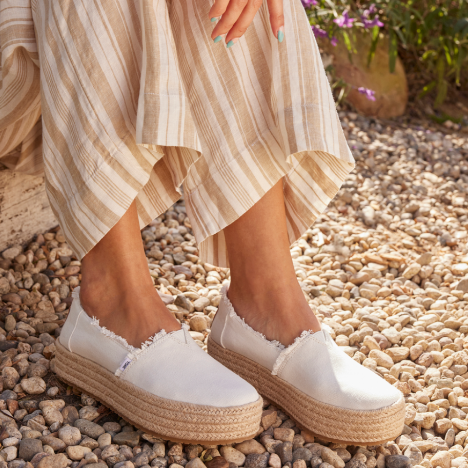 Toms White Valencia Platform Espadrille – product image 5