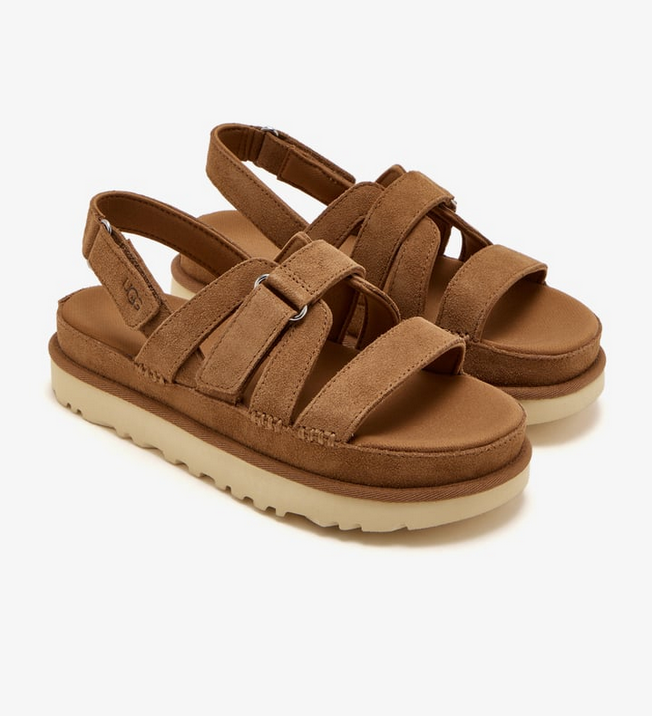Ugg Chestnut Goldenstar Gleam – detail shot