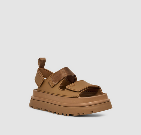 Ugg Bison Brown Goldenglow Sandal – side view