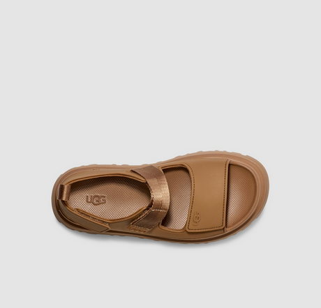 Ugg Bison Brown Goldenglow Sandal – front view