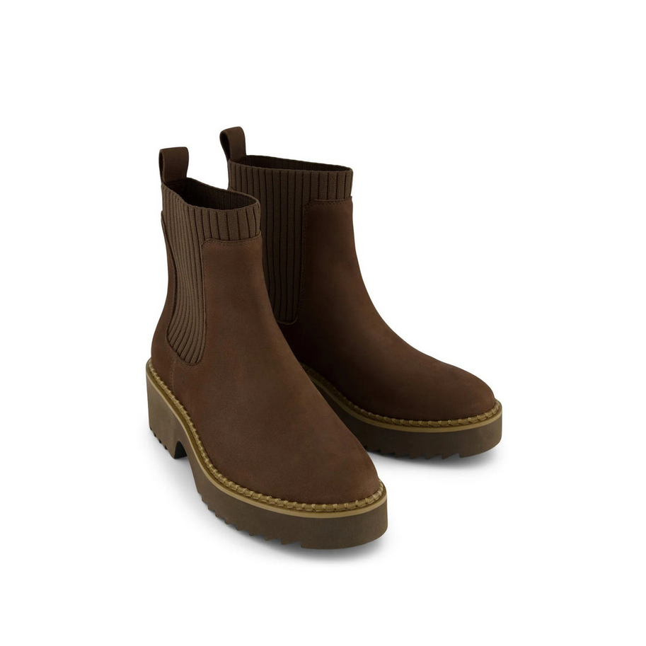 Toms Oak Brown Millie Boot – side view