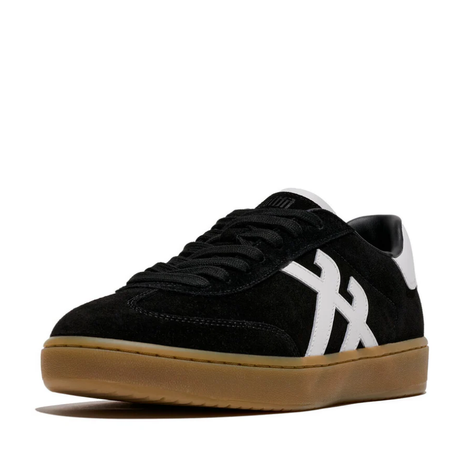 Fitflop Black/white The Dash Sneaker – side view