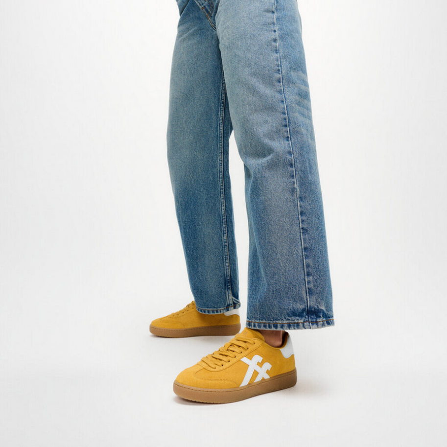 Fitflop tumeric/white THE DASH sneaker