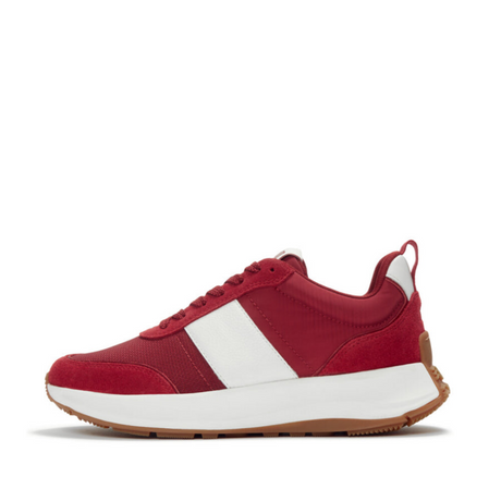 Fitflop Burnt Berry F-mode Flow Fabric/suede Sneaker – product image 1