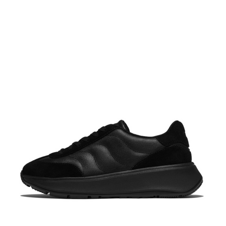 Fitflop Black T-toe Wave Leather/suede Sneaker – product image 1