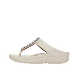 Fitflop Fino Pearls & Crystals Toe-Post Sandal - Paris Beige