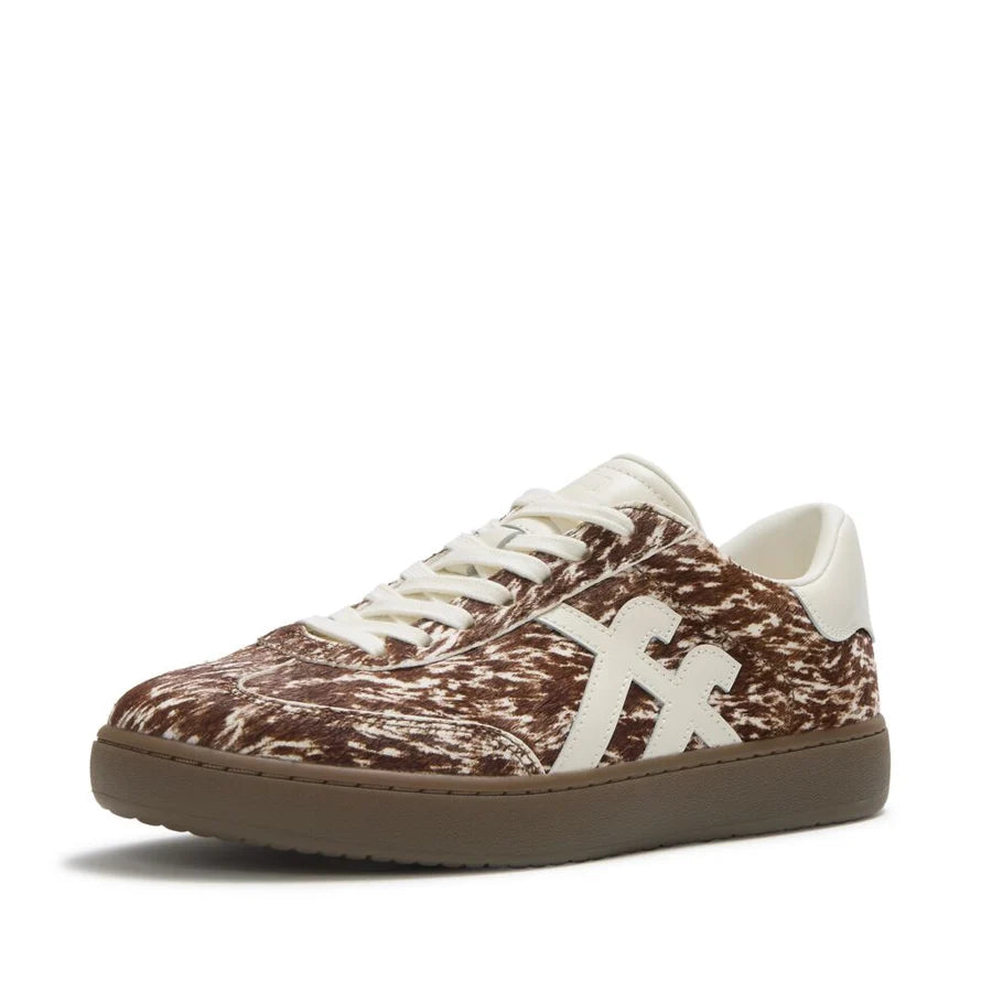 Fitflop THE DASH FF Pony Cow T-Toe Trainers - Cow Print