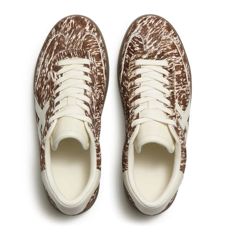 Fitflop THE DASH FF Pony Cow T-Toe Trainers - Cow Print