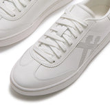 Fitflop THE DASH FF Leather T-Toe Trainers -  Urban White