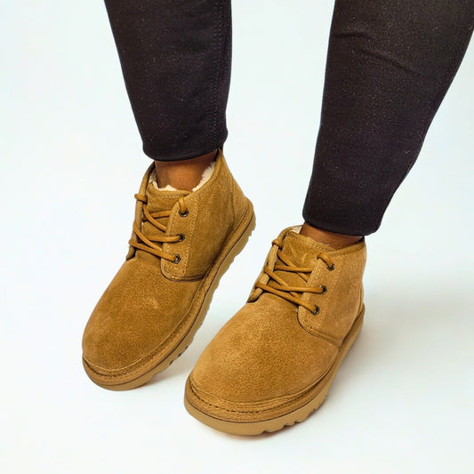 UGG Neumel chestnut suede chukka boots with UGGpure wool lining and lightweight EVA outsole 1