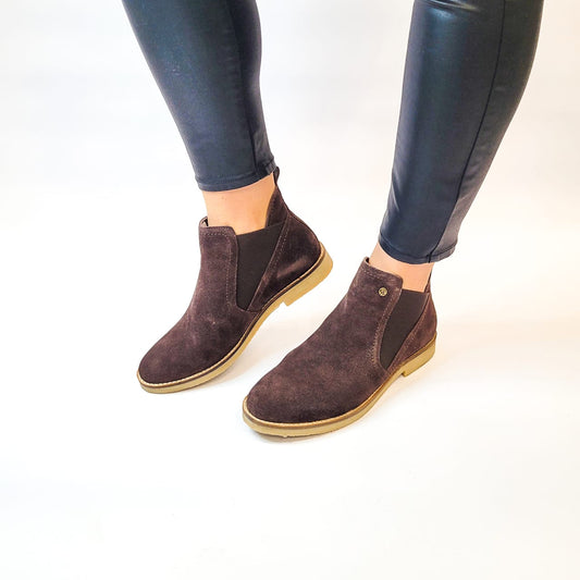 Woodland Quartz Brown leather Chelsea boot