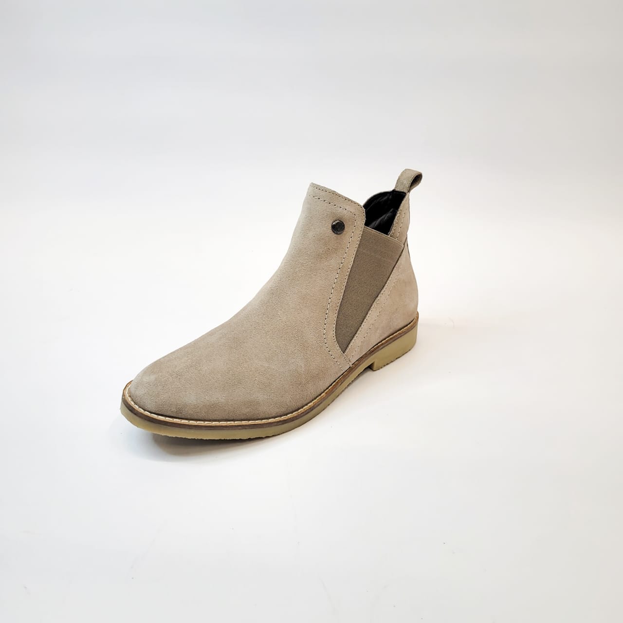 Woodland Quartz Khaki leather Chelsea boot