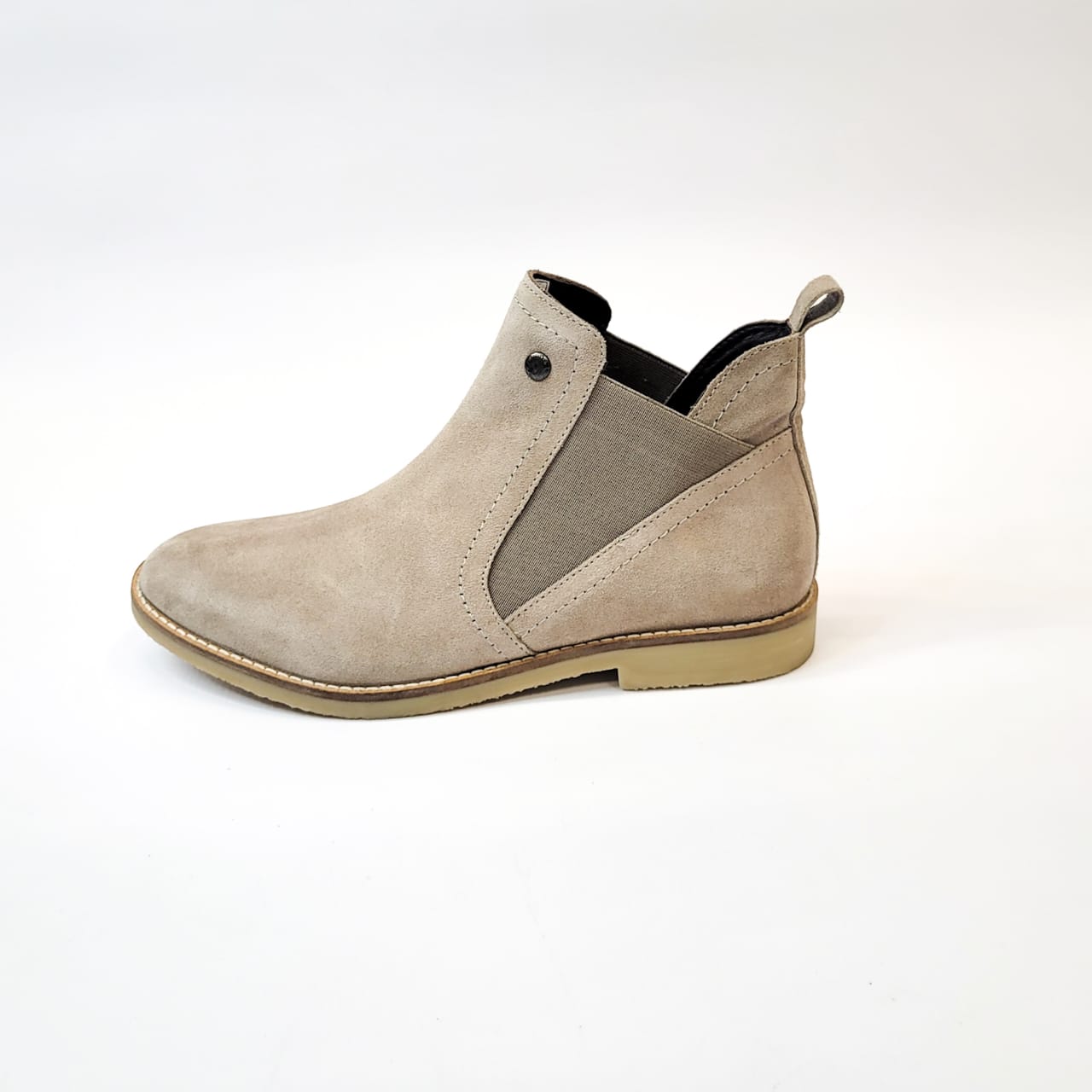 Woodland Quartz Khaki leather Chelsea boot