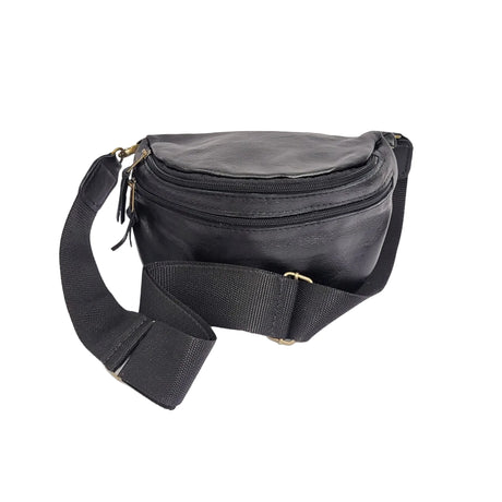 Gia Leather Black Moonbag – product image 1