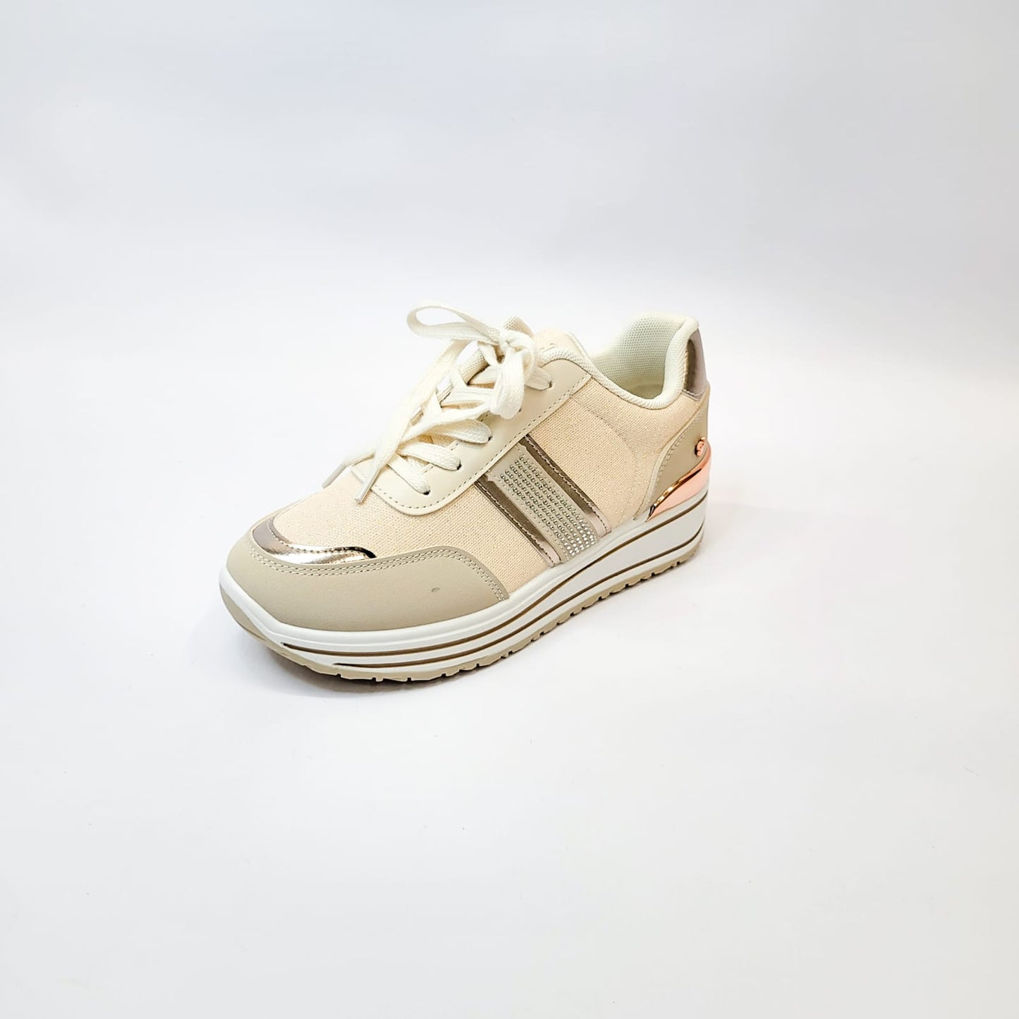 Butterfly Apexx 1 beige lace sneaker