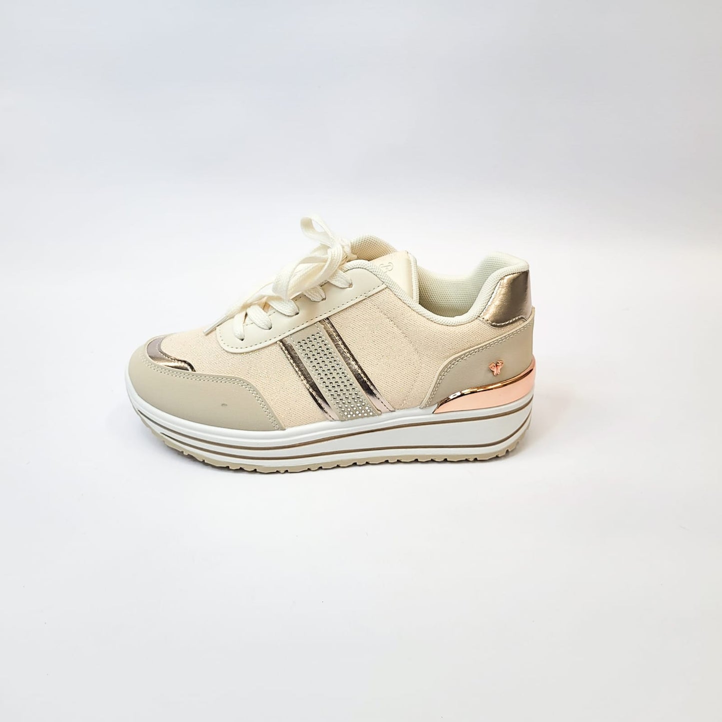 Butterfly Apexx 1 beige lace sneaker