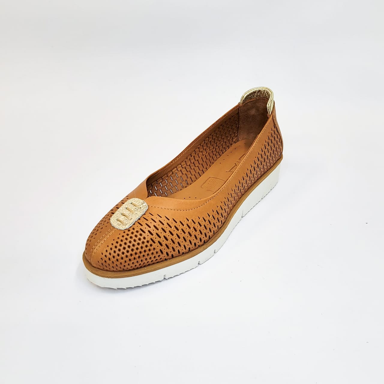 Gia tan leather flatform comfy flats