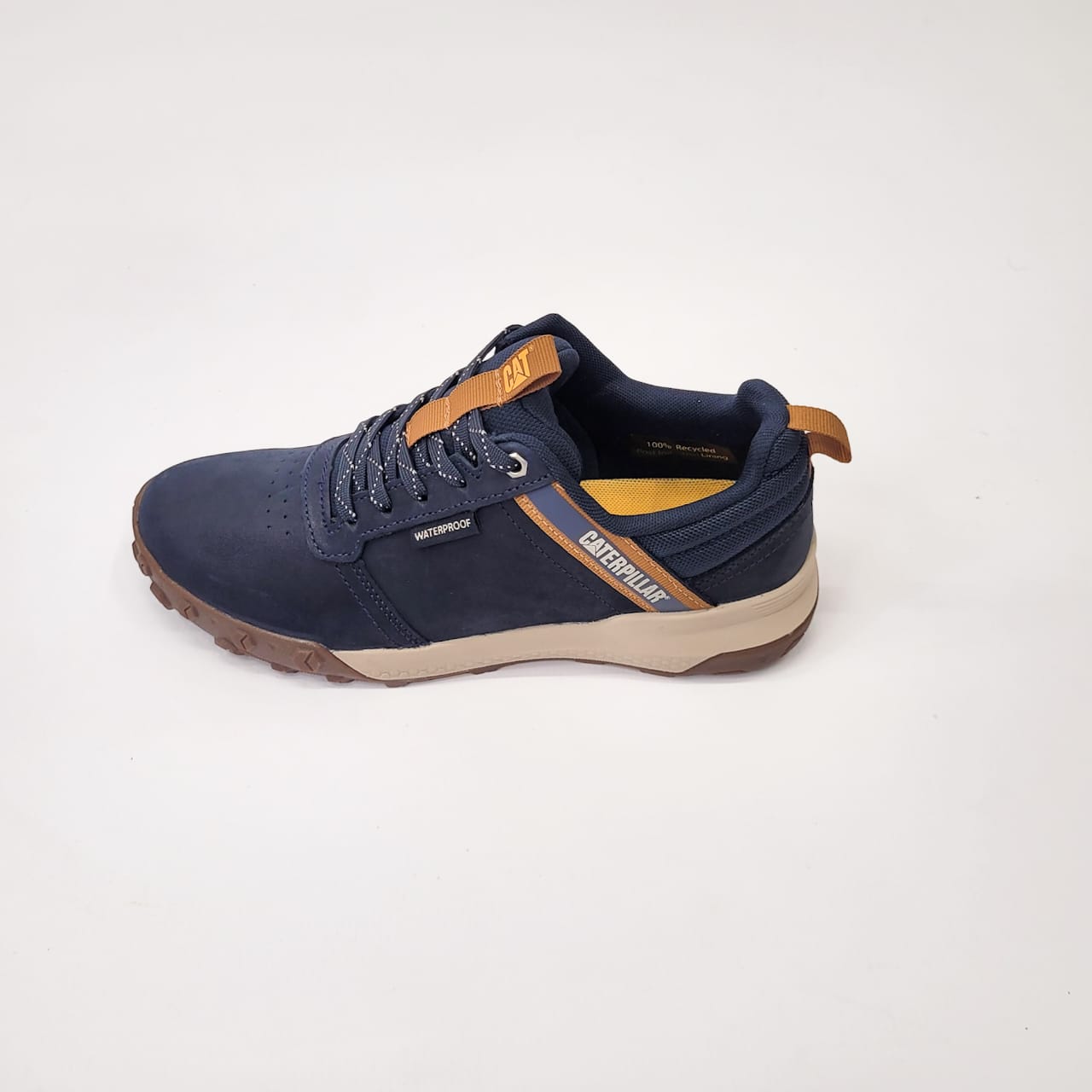 Caterpillar leather navy lace up