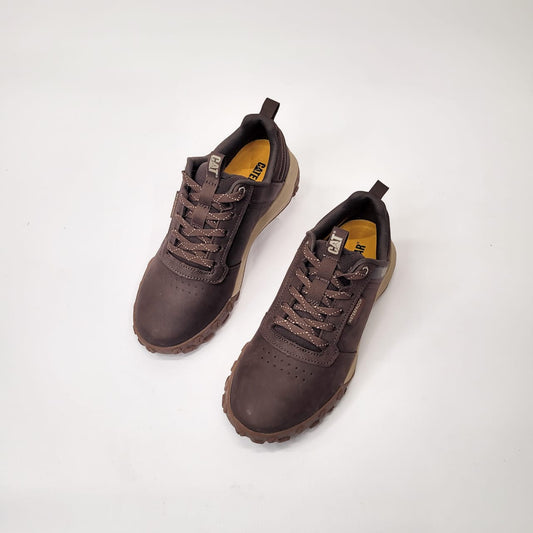 Caterpillar leather brown lace up