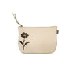 Gia Leather Taupe Coin Purse With Flower Lazer Print – product image 1