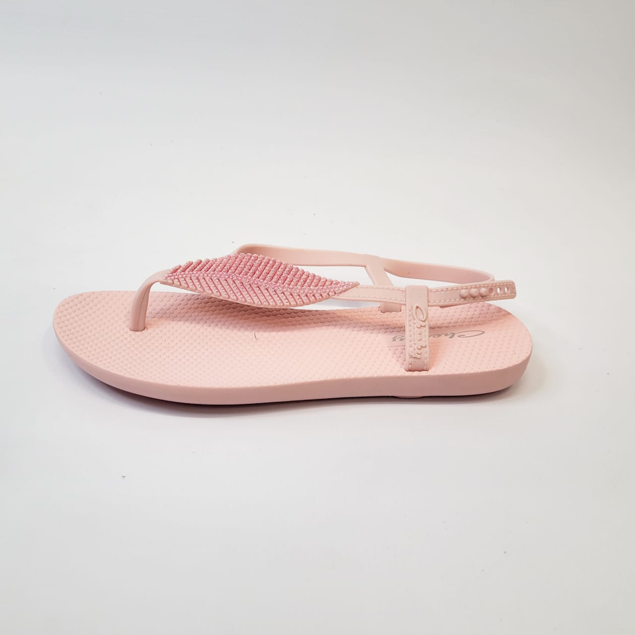 Cheeky cee-cee pink leaf sandal