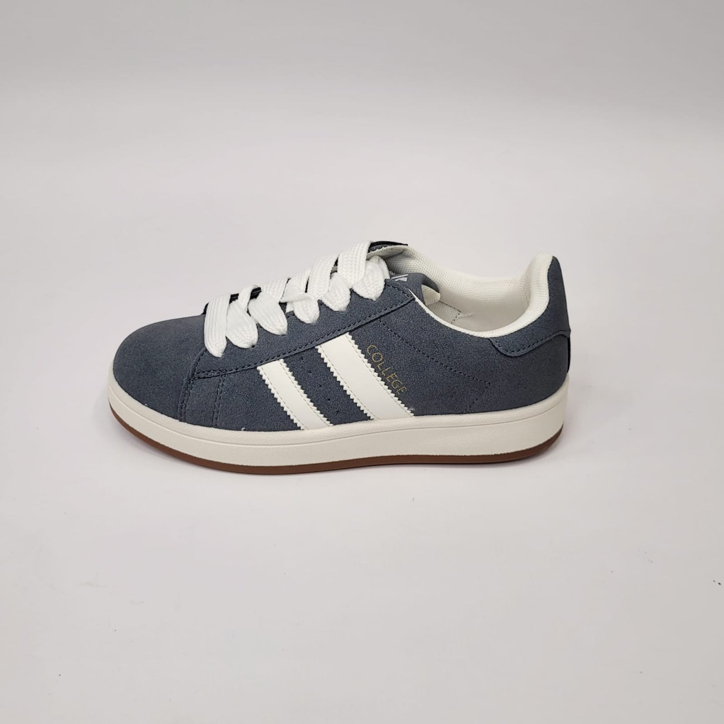 K7 blue/white college lace up sneaker