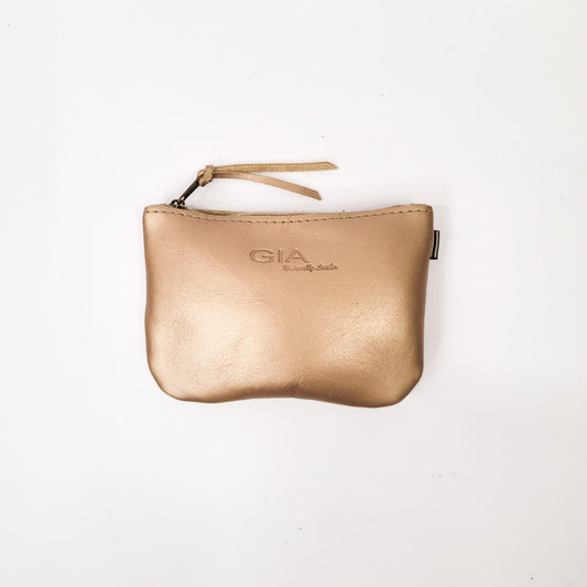 Gia leather gold purse