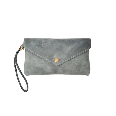 Gia Leather Blue Envelop Purse – product image 1