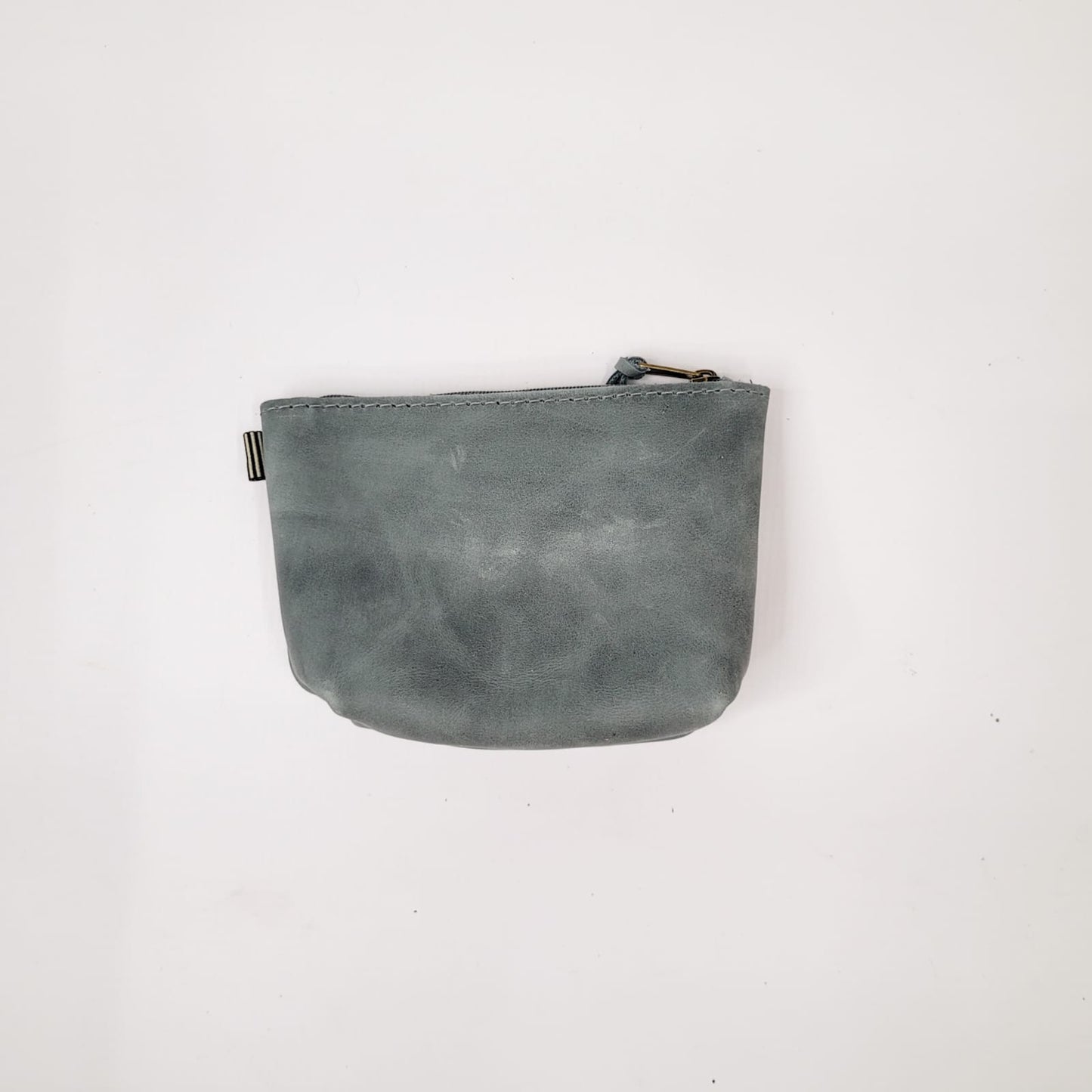 Gia leather denim blue sandy purse