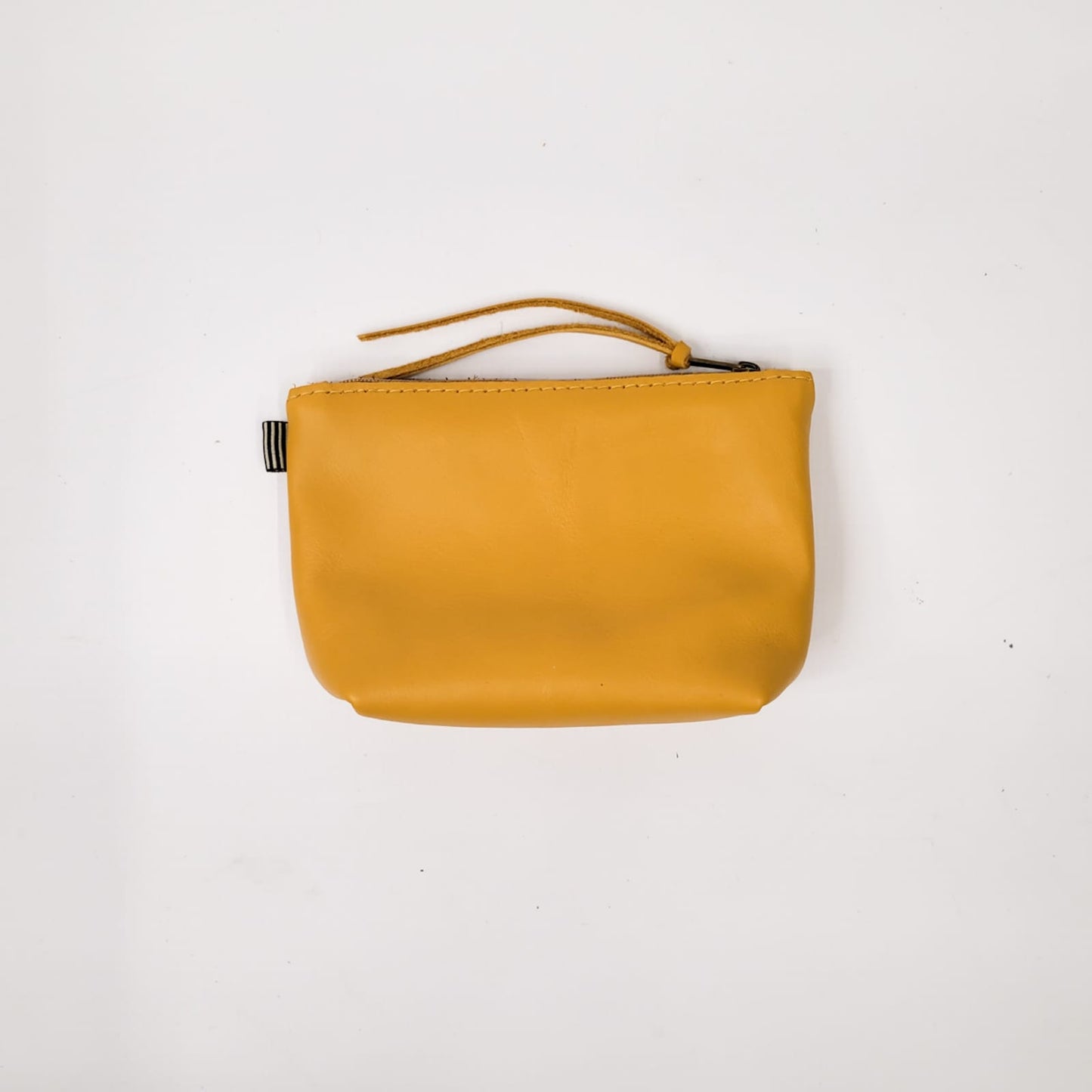 Gia leather mustard sandy purse