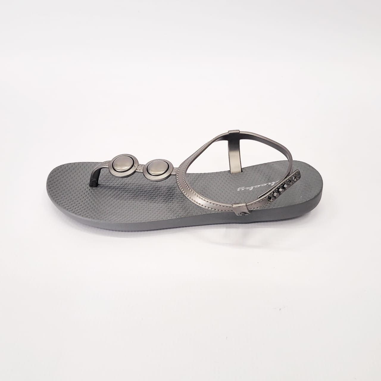 Cheeky grey embellished sandal