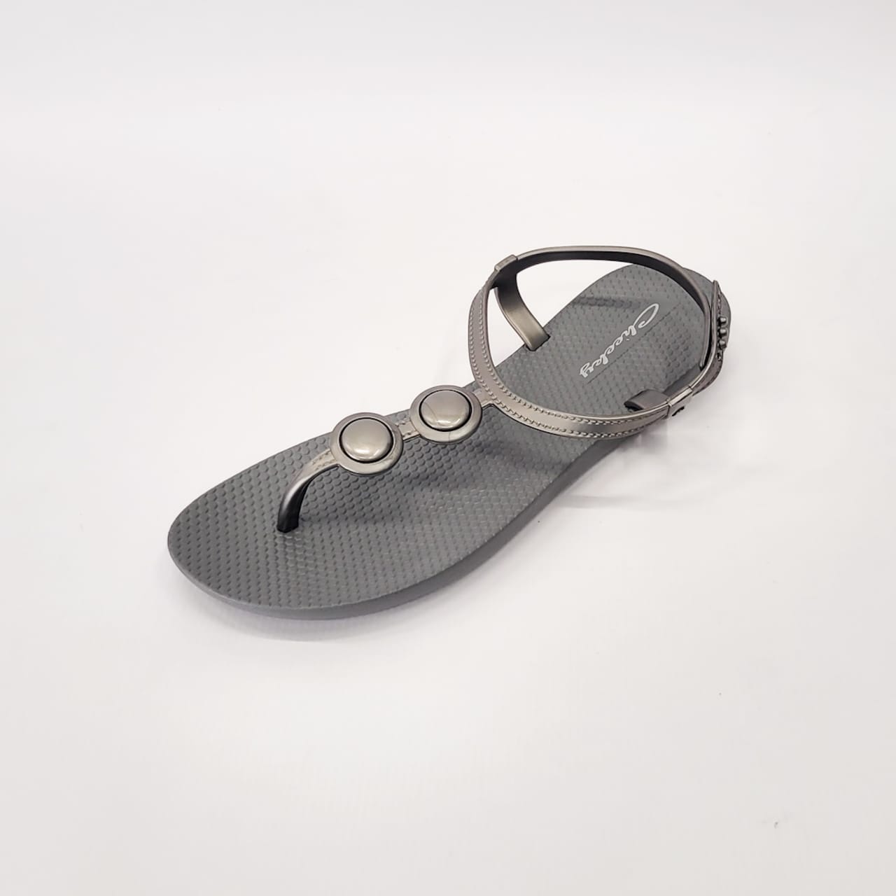 Cheeky grey embellished sandal