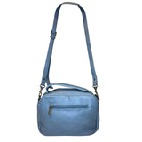 Wild Alice Satchel Bag With Buckle Detail - Blue