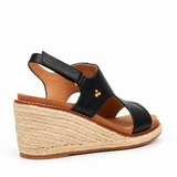 Butterfly Feet Mila 2 Wedge - Black, outer rear three-quarter view