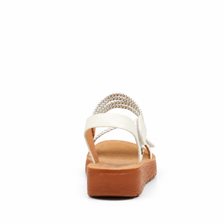 Butterfly Feet Xara 8 Sandal - White