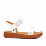 Butterfly Feet Xara 8 Sandal - White