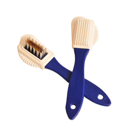 Colby Multi Application Suede Brush shown from both sides